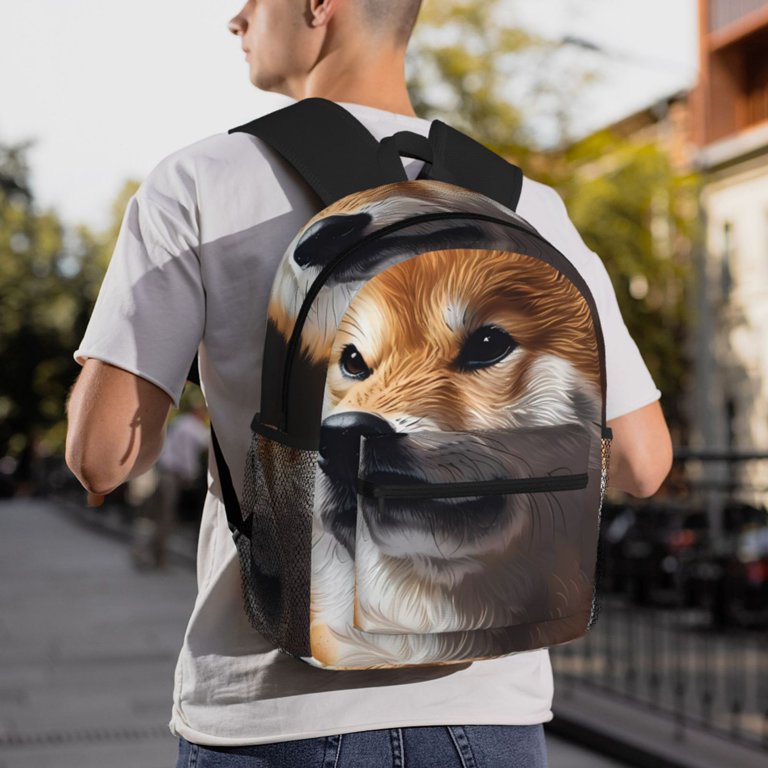 Fotbe Regal Shiba Inu Lightweight Casual Laptop Backpack for 