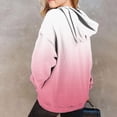 thumbnail image 4 of TOWED22 Sweatshirts for Teen Girls Trendy Long Sleeve Gradient Oversized Hoodie with Kangaroo Pocket Pullover Clothes,Pink,11-12 Y, 4 of 6