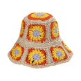 thumbnail image 2 of KOKOPARK Chapeaux de Soleil pour Femmes Mode Automne Indispensables Chapeau Seau Vacances Séchage Rapide Compression Plage Pêche Multicolore14, 2 of 4