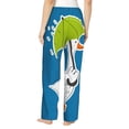 thumbnail image 3 of Goofa Goose Holding an Umbrella Printed Soft Pajama Pants for Women, Wide Leg Comfy Casual Lounge Yoga Pants-Large, 3 of 9