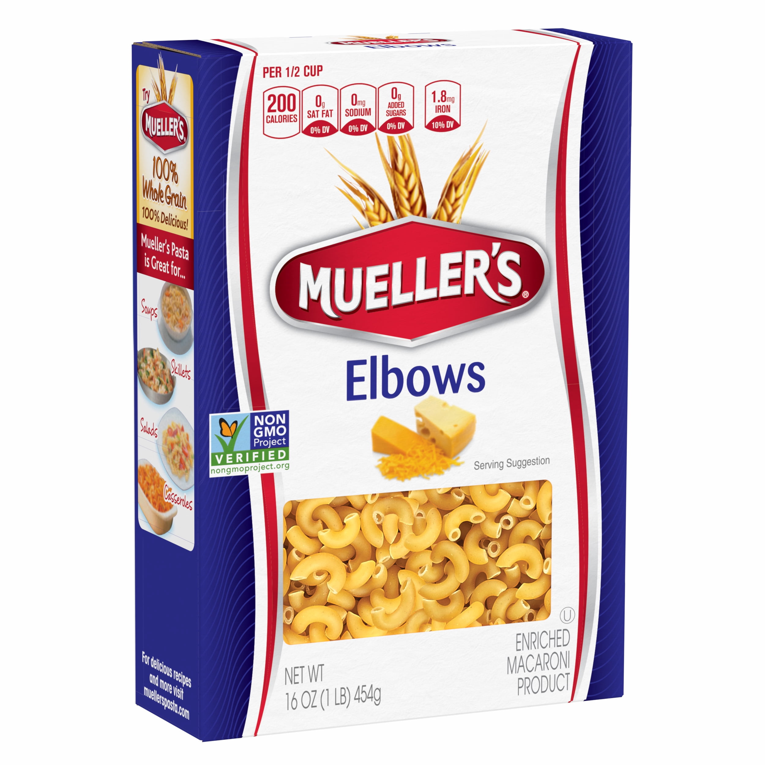 (2 pack) Mueller's Elbows, 16 oz