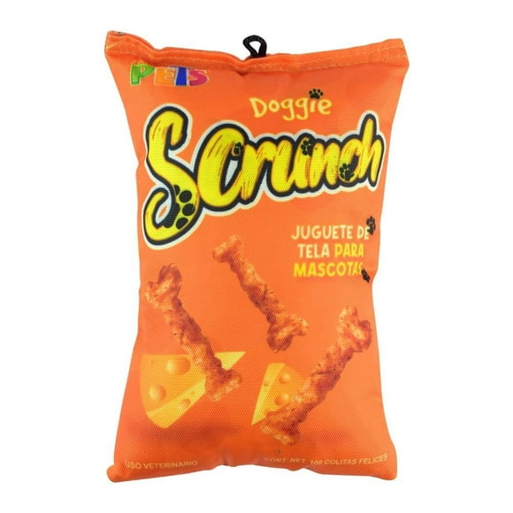 Juguete para Perro Fancy Pets de Tela Doggie Scrunch Queso