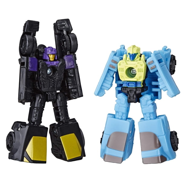 Transformers Toys Generations War for Cybertron: Siege Micromaster WFC-S32 Decepticon Sports Car Patrol Paquete de 2 - Adultos y niños de 8 años en adelante 1.5 pulgadas