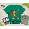 thumbnail image 6 of Cool Dabbing Dancing Monkey Wearing Sunglasses Hat Necklace T-Shirt Monkey Shirt for Men Women Kids Boys Girls Teens Graphic Gift Tshirt, 6 of 8