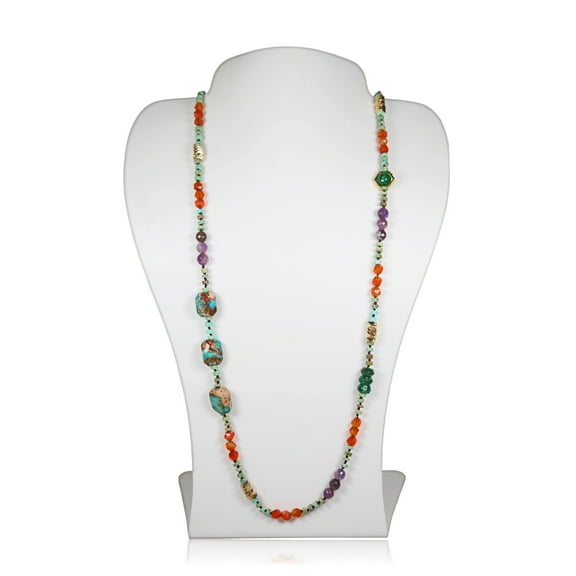 MGR! My Gems Rock Beaded Multi-Gemstones Gemstones Necklace