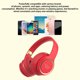 thumbnail image 5 of Auriculares de juego inalámbricos Bluetooth, auriculares plegables para llamadas y juegos, rojo, 5 of 8