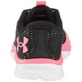 thumbnail image 3 of Under Armour Chaussures de Course pour Femmes Préscolaires Bandit 7, Noir (001)/blanc, 2, 3 of 4