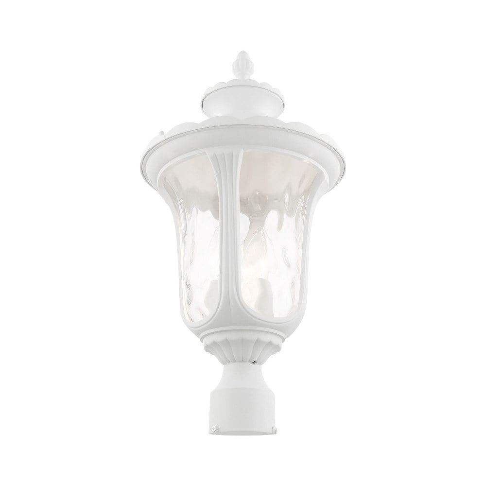 Livex Lighting - Oxford - 3 Light Outdoor Post Top Lantern in Traditional Style