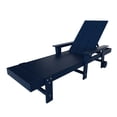 thumbnail image 3 of WestinTrends Shoreside Poly Reclining Chaise Lounge for Outdoor, Patio, Garden (Set of 2pcs),Navy Blue, 3 of 10