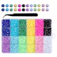 thumbnail image 1 of Cristales De Colores NQ 12 Cristales Brillantes Decoración De Uñas Tamaños Mixtos, 1 of 5