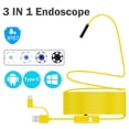 thumbnail image 3 of Tignapoo Caméra d'Inspection HD 720P avec 6 Lumières LED Réglables, Câble Étanche IP67 2M, Compatible avec Android & PC pour Inspection sous-Marine, Véhicule et Égout, 3 of 6