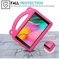 thumbnail image 3 of Étui pour Tablette pour Samsung Galaxy Tab A 8,0 Pouces, 2019 SM-T290/T295, Étui de Protection en EVA à Absorption des Chocs, Convertible, avec Poignée Intégrée, Léger, Étui de Protection pour Enfant (Rose), 3 of 7