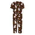thumbnail image 6 of Easter Womens Pajama Set 2026 Lounge Rabbit Printed Plus Size Short Sleeve and Capri Pants Women 2 Piece Sleepwears, 6 of 7
