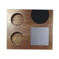 thumbnail image 2 of DOLITY Wood Coffee Tamper Holder Mat Tamper Station Anti Slip Foot Pad Grey, 2 of 4