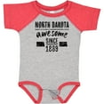 thumbnail image 3 of Inktastic North Dakota Awesome Since 1889 Boys or Girls Baby Bodysuit, 3 of 5