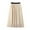 Beige, variant on Fdrone Girls Tulle Mesh A-line Skirts Pleated Maxi Tulle Flowy Skirt High Waist Long Midi Skirts Solid Color Elastic Waist Skirts for Casual Party (1-3Years, Beige)
