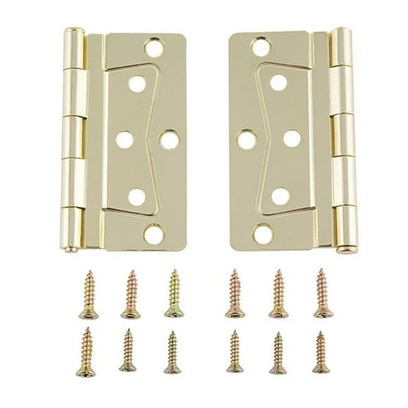AP Products APP013-136 Deluxe Non-Mortise Hinge, Brass - Pack of 2