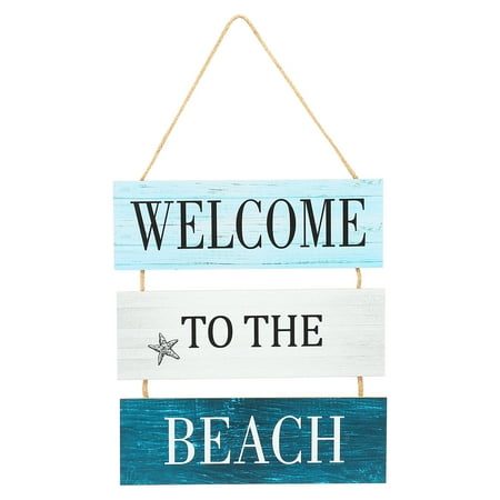 

Wooden Hanging Decor Summer Beach Themed Wall Decoration Wooden Hanging Pendant