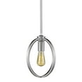 thumbnail image 1 of Golden Lighting 3167-M1L PW Pendentif Mini Colson PW en Étain, 1 of 4