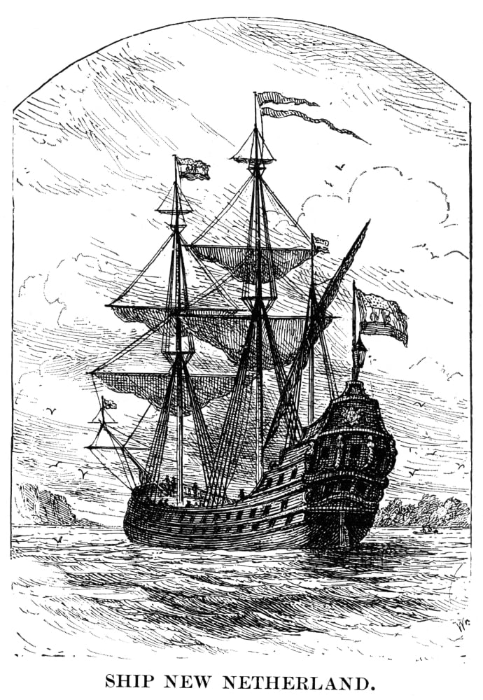 The New Netherland 1623 Nthe Ship New Netherland Which In 1623 Brought