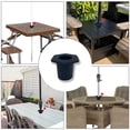 thumbnail image 7 of BAETEUY 2Pcs Patio Table Umbrella Hole Ring Anti-Skid Umbrella Cone Wedge Plug Coffee Shop Milk Tea Shop Courtyard Umbrella Stabilizer Sleeve, 7 of 7