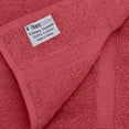 thumbnail image 6 of Luxury Hotel & Spa Quality, Quick Dry 100% Turkish Cotton 700 GSM, Eco Friendly Towel, for Bathroom Dobby Border Soft Bath Towel Set 27 X 54, Cranberry, Bath Towels - Set of 4, 6 of 6
