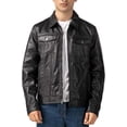 thumbnail image 3 of Men's Modern Day Royal Leather Jacket Fully Zipper Closure - 100% Lambskin Leather Jacket for Men, 3 of 5