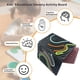thumbnail image 4 of Sensory activity board, reversible design children's busy board, suitable for travel activities of children aged 3 and above ADHD&autism quiet and clutter free toy gift, 11 strings - double-, 4 of 5
