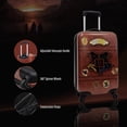 thumbnail image 3 of Harry Potter Luggage 21 Inch Hogwarts Express Hard-Sided Suitcase Rolling Luggage Carry-On Tween Spinner Travel Trolley for kids - Brown, 3 of 6