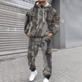 thumbnail image 1 of AVYERVO Mens Track Suits 2 Piece Set Athletic Sweat Suits Men Fall Hoodie and Sweatpants Set Casual Sweatpants Set with Pockets, Gray L, 1 of 4
