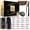 Dark Brown, variant on Eyebrow Stamp Kit with Reusable Stencils, Water-Resistant Smudge-Resistant Brow Makeup, Natural-Looking Finish, Medium Brown