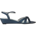 thumbnail image 6 of Touch Ups Womens Lena Wedge Sandal, Navy, 6.5 W US, 6 of 8