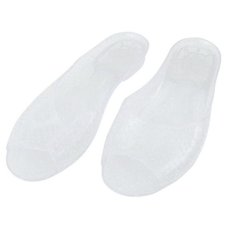 

NUOLUX 1 Pair of Slippers Summer Transparent PVC Crystal Beach Slippers Household Slippers for Women Girls - Size 38 7US 4.5UK 38EU (White)