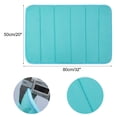 thumbnail image 2 of Absorbent Soft Memory Foam Mat Bath Bathroom Bedroom Floor Shower Rug Decor Green, 2 of 6