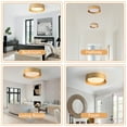 thumbnail image 6 of BESTOMINE Flush Mount Ceiling Light,12.5 inch LED Ceiling Light Fixture,Polished Gold Finish,Light Fixtures Ceiling Mount,Light Fixtures,Dimmable/3000K/18W,Outdoor Flush Mount Lighting Fixtures, 6 of 7