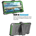 thumbnail image 5 of Shockproof Cases for Samsung Galaxy S23 FE, [Buit-in Screen Protector] Combo Holster Belt Clip [Heavy Duty] [Kickstand] Full-Body Rugged Holster Case -Green, 5 of 8