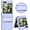 Purple, variant on Compatible with Samsung Galaxy Z Flip 6 Case with Hinge Protection, Slim Hard PC Cute Women Men Retractable Anti-Scratch Shockproof Cover Case for Samsung Galaxy Z Flip6. QLD-Green