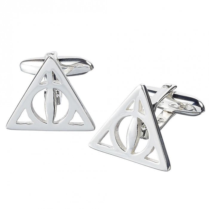 Deathly Hallows Hand Made cufflinks Sterling Silver .925 