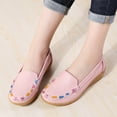 thumbnail image 3 of Fesfesfes Shoes for Women Round Toe Round Casual Flat Shoes Loafers Soft Bottom Casual Lightweight Peas Shoes 39(7), 3 of 9