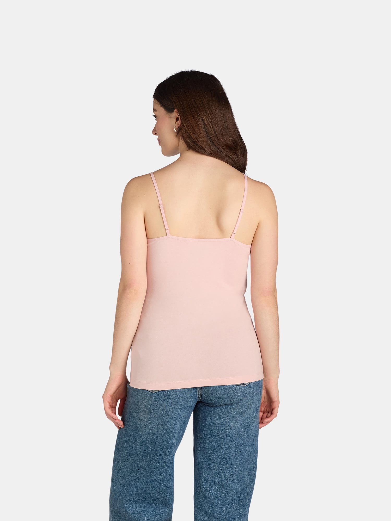 Time and Tru Women's Cami with Adjustable Straps, Sizes XS-XXXL