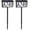 2 Pack, variant on House Numbers for Outside Solar , 2 Pack 3-Color LED Illuminated Solar Address Sign Plaques with Stakes, Outdoor Lighted Number for Yard Garden Street Mailbox