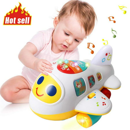 Huile Baby Toys Electronic Airplane Toys with Lights ...