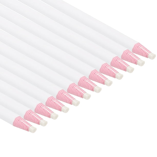 Marcadores de China Peel-Off Uxcell, paquete de 36 lápices de cera para vidrio, dibujo, vinilo y metal, blanco