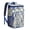 Blue-65, variant on Floral and Leopard Print Cooler Backpack, Waterproof Botanical Lunch Bag with Artistic Wildflower Design, Suitable for Hiking, Office, Beach