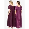 thumbnail image 2 of Only Necessities Plus Size 2-Pack Long Silky Gown, 2 of 6