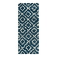 thumbnail image 3 of Unique Loom Trellis Shag Collection Area Rug - Ruth (2' x 5' Runner Navy Blue/Ivory), 3 of 11