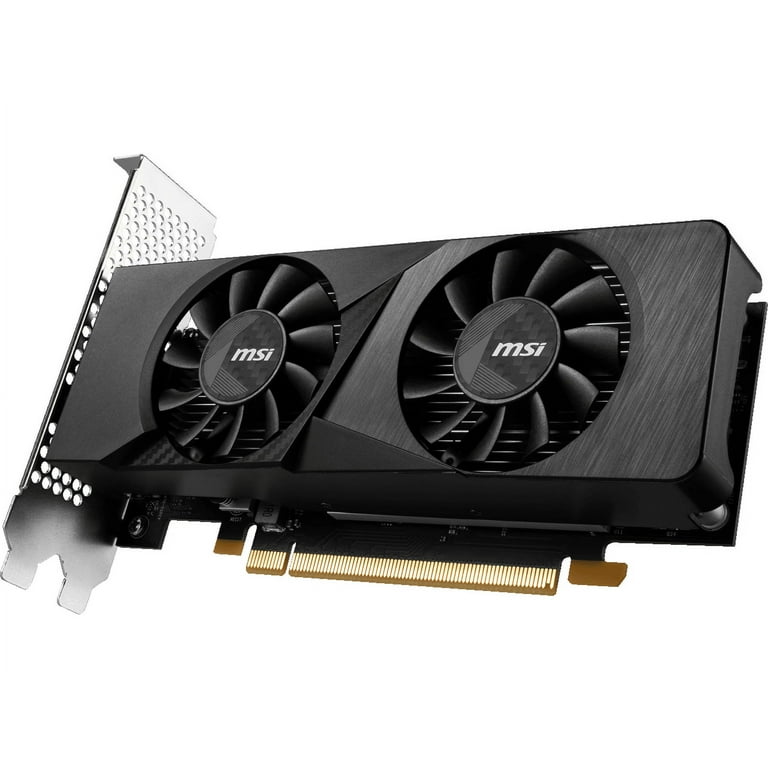 MSI LP GeForce RTX 3050 Gaming Graphics Card, 6GB GDDR6, PCI MSI LP GeForce RTX 3050 Gaming Graphics Card, 6GB GDDR6, PCI