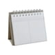 thumbnail image 1 of Injueey Carpeta de fotos para álbum de fotos, libro de tarjetas de nombre, calendario de pie de hojas sueltas, colector de ahorro de espacio Almacenamiento y organización del hogar Beige/Transparente, 1 of 6