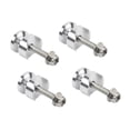 thumbnail image 3 of davian 4 Pieces Quick Release Base Pad Motorcycle Side Box Adapter Luggage Rack Fastener Aluminum Alloy Suitable for Commuting Long Trips Customization Item Silver, 3 of 8
