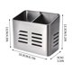 thumbnail image 3 of Escurridor de Cubiertos de Acero Inoxidable | Cesta Organizadora de Utensilios con Orificios de Drenaje | Almacenamiento para Encimera de Cocina para Cucharas, Tenedores, Cuchillos y Palillos | Escur, 3 of 7